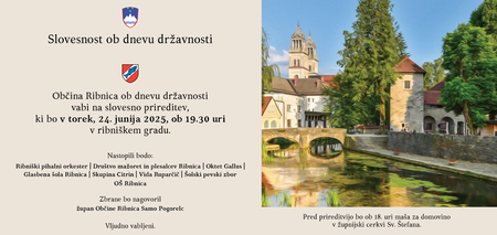 Vabilo DAN DRŽAVNOSTI